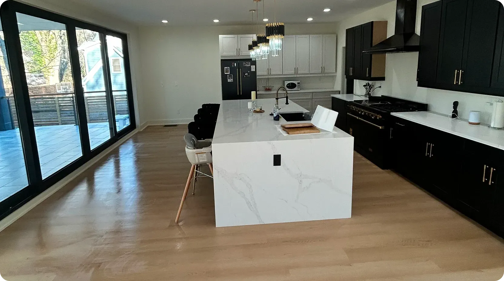 A clean kitchen after a professional cleaning services marietta ga